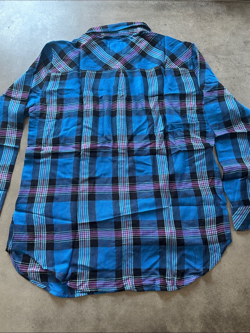 RAILS | Hunter Button Up Shirt - Cobalt Magenta - Picture 5 of 8